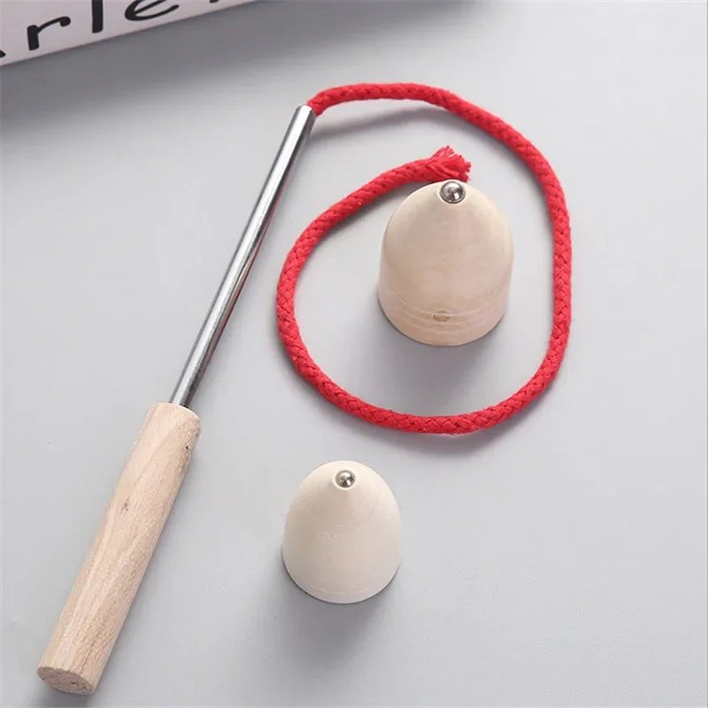 High Quality Spinning Top Children Developmental Toy Abrasion Resistant Puzzle Wooden Classic Kids Spinning Top Play Game Gyro - 5