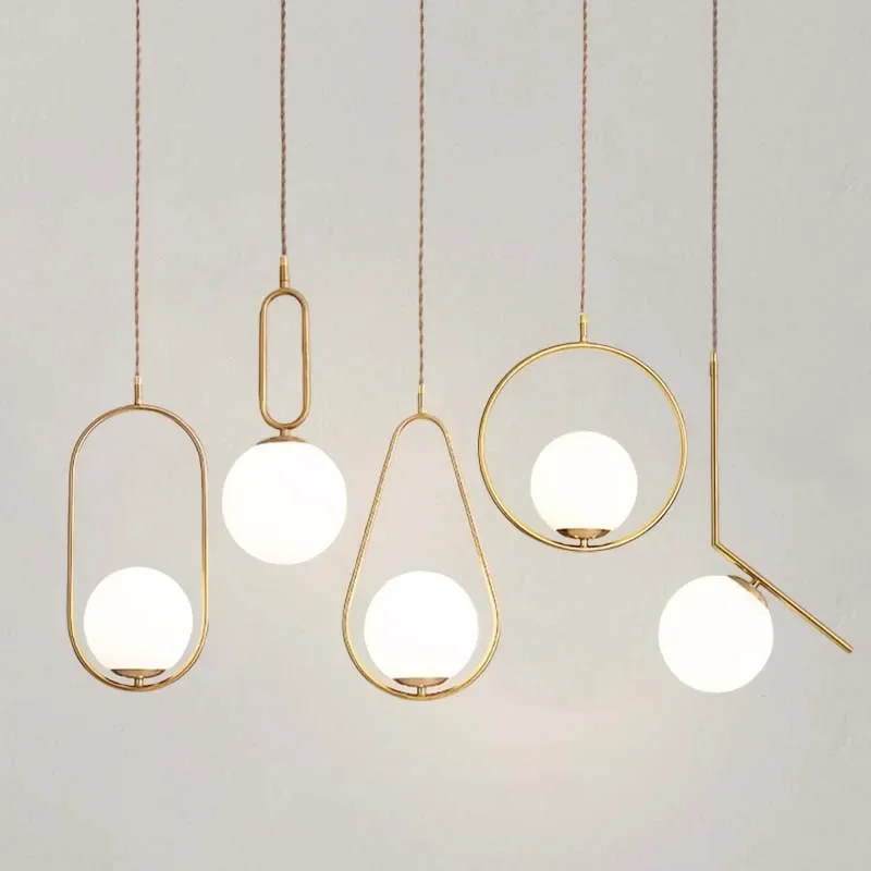 Lampada A Sospensione In Vetro Lampadari A Soffitto Vintage Lampade A Sospensione Moderne Da Comodino Isola Da Cucina Apparecchio Di Illuminazione Di 