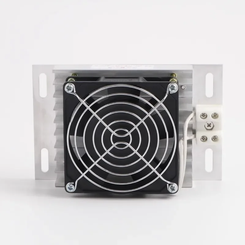 Aluminum Alloy Heater Plate Cabinet Electric Heater 220V Aluminum Alloy Heater With Fan PTC Prevent Icing Outdoor cabinet heating and dehumidificatio