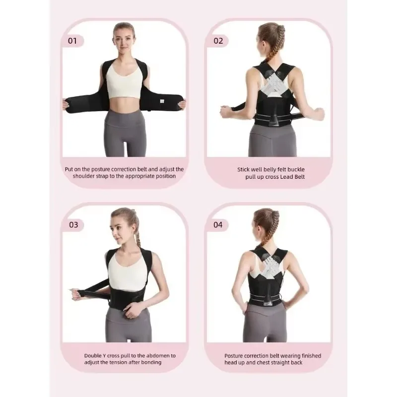 Back Posture Corrector Back Support Belt for Women Men Shoulder Posture Gym Exercise Pilates Straightener Body Shape