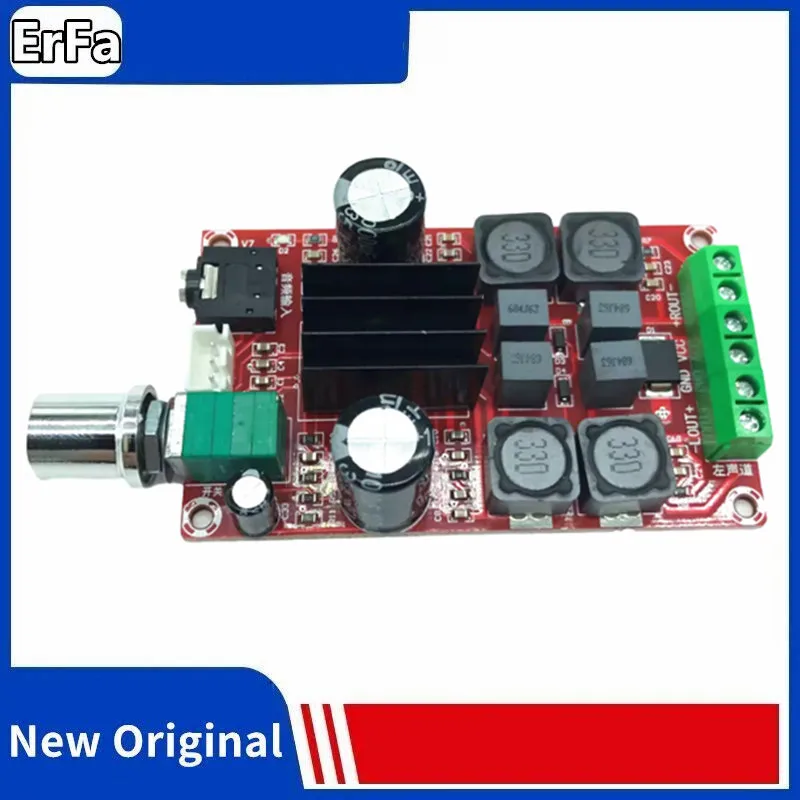 

XH-M189 TPA3116D2 Dual Channel 2*50W Stereo Power Amplifier Board TPA3116 Adjustable Digital Amplifier Module DC 24V