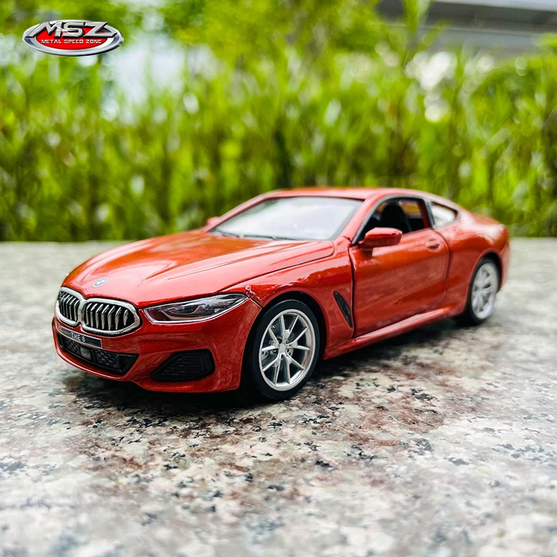 MSZ 1:35 BMW M 850i green Car Model Scale Children Kids Toys Car Diecast 