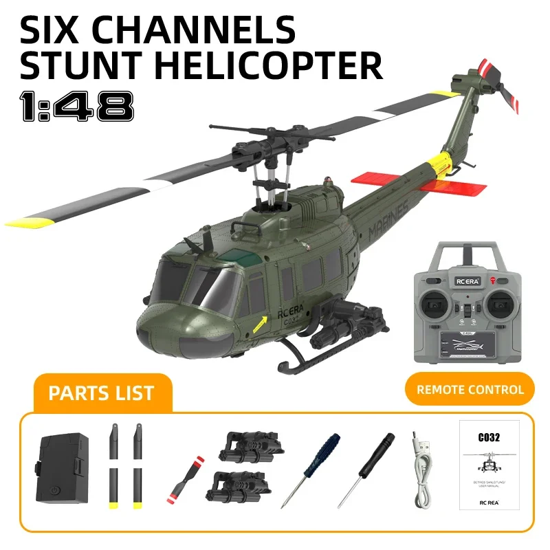 Avion RC C032 sans hélice avec gyroscope 6 axes et positionnement intelligent