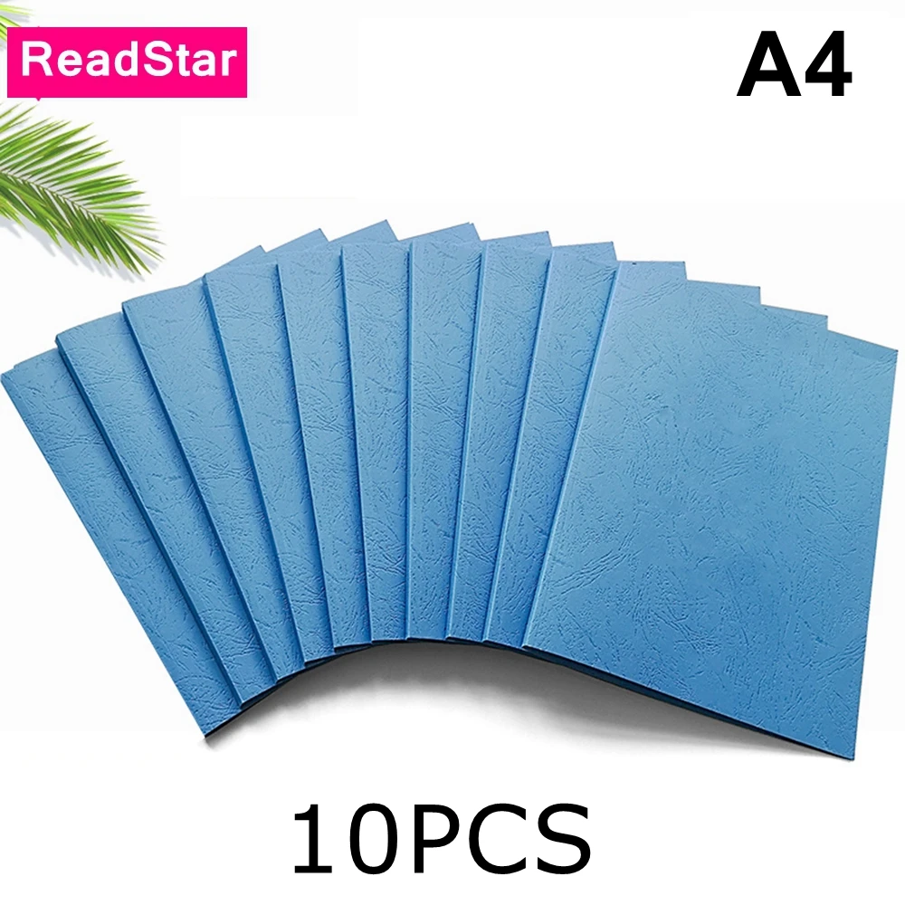 ReadStar A4/A5 2-36mm Ptintable 230g Grained Paper Thermal Binding Book Cover Include Glue Sheets 10PCS/LOT notebook accessories book binding supplies light filter gel film plastic book cover