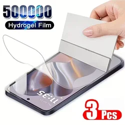Hydrogel Film Soft Screen Protector, 3 - Pack for Hydrogel Film (For Moto Signature )