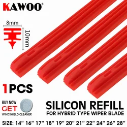 Premium Car Silicone Wiper Blade Refill Strip - 8mm - 1pcs 26 inch