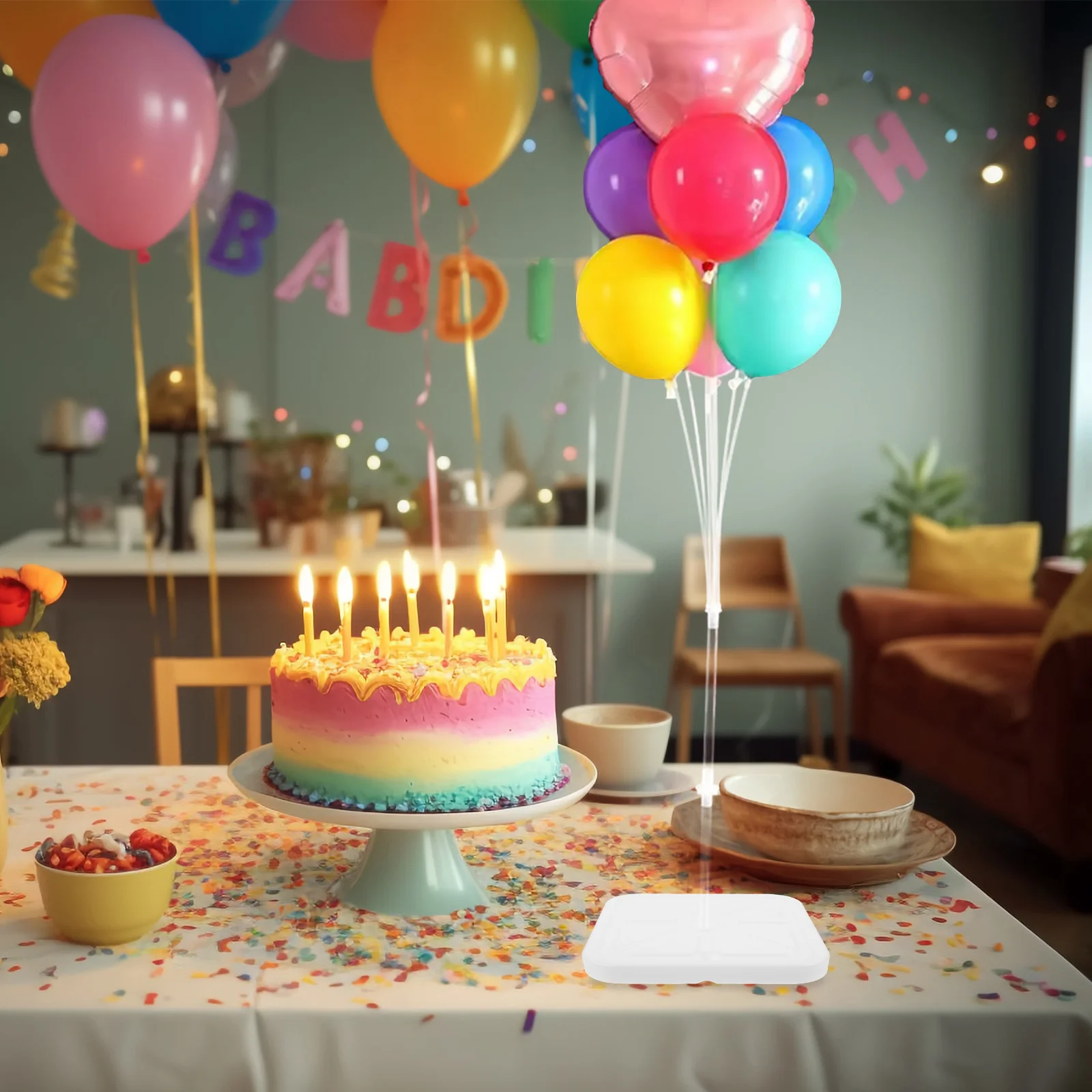 

2pcs Balloon Arch Base Balloon Column Fillable Base Balloon Arch Column Base Water Fillable Base