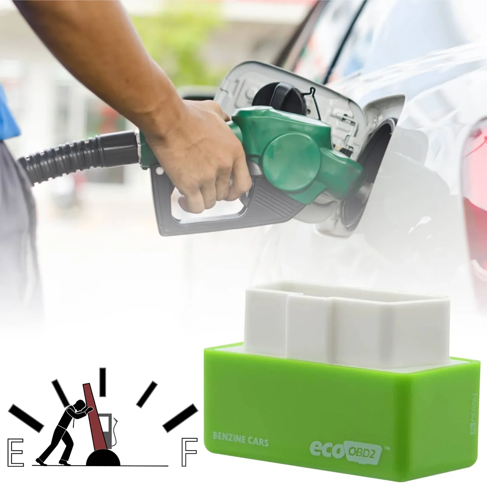 Fuel Saver Eco OBD OBD2 Universal Benzine Economy Tuning Box Chip Device For Petorl Gosaline