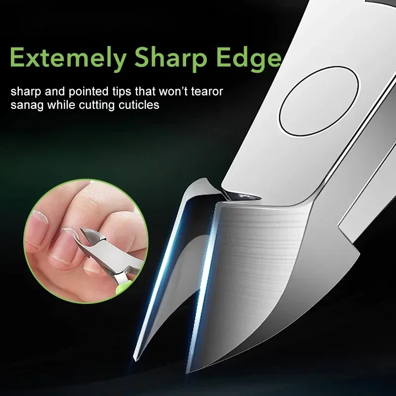 Cuticle Nippers Nail Manicure Cuticle Scissors clippers Trimmer Dead Skin Remover pedicure Stainless Steel Cutters Tool Pedicure