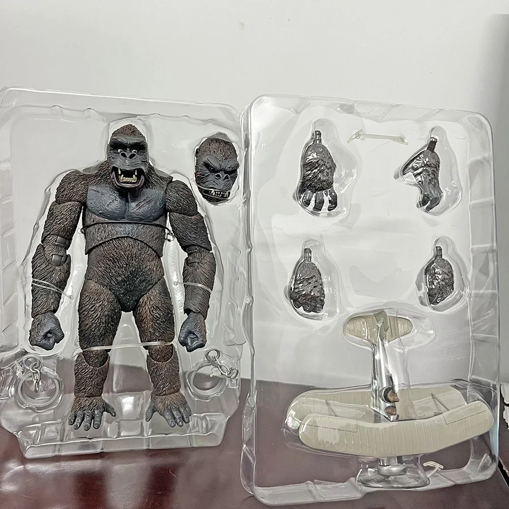 NECA キングコング VS ゴジラフィギュアスカルアイランド飛行機ゴリラ