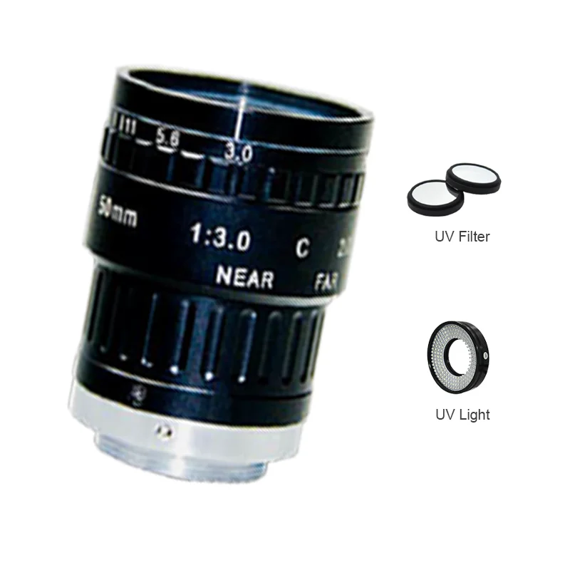 

Contrastech C-Mount UV объектив 25 мм 50 мм 75 мм 85 мм фиксированное фокусное расстояние F2.8 крышка 200-1000 нм длина волны