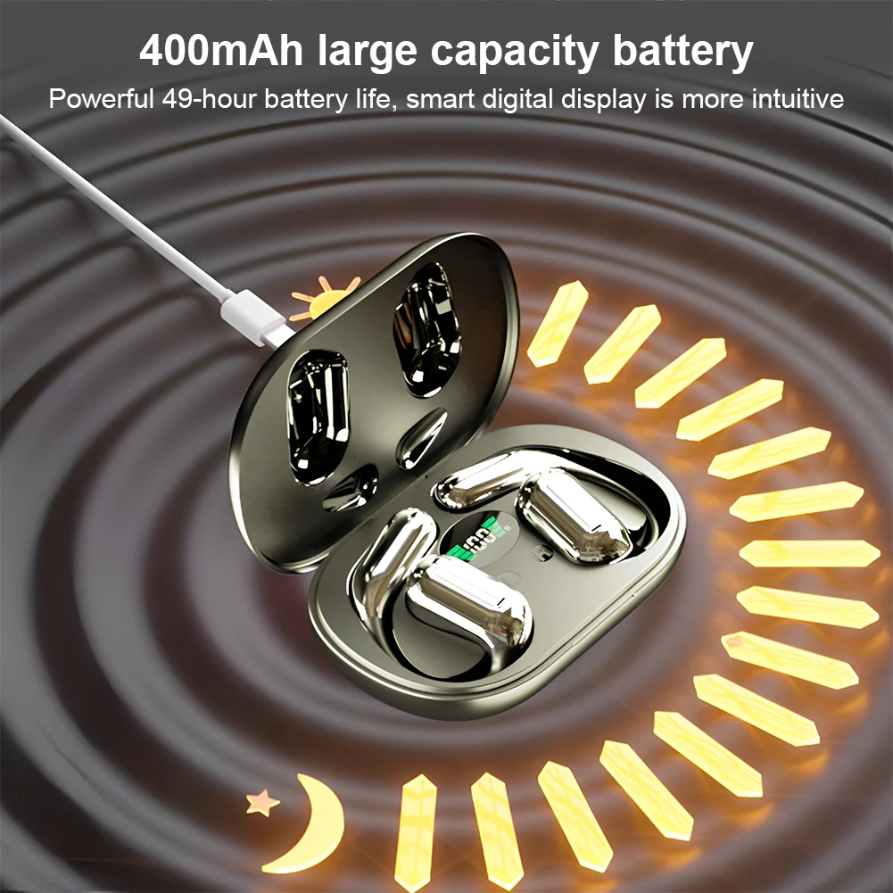 Wireless BT Language Translator Earbuds 144 Languages Ai Translating Earbuds Headphones 3-in-1 for Travel Business and Learning