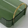 Elegant Makeup Storage Box for Bathroom, Toilet and Dressing Table Makeup pouch Brush holder makeup Makeup brushes holder Mirror 5
