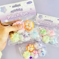 Cute Soft Color Blending Antistress Foot Cat Foot Antistress Paws Toy Squishy Tapa Foot Adult Sensory Toys Girls Kids Toys Gifts 1