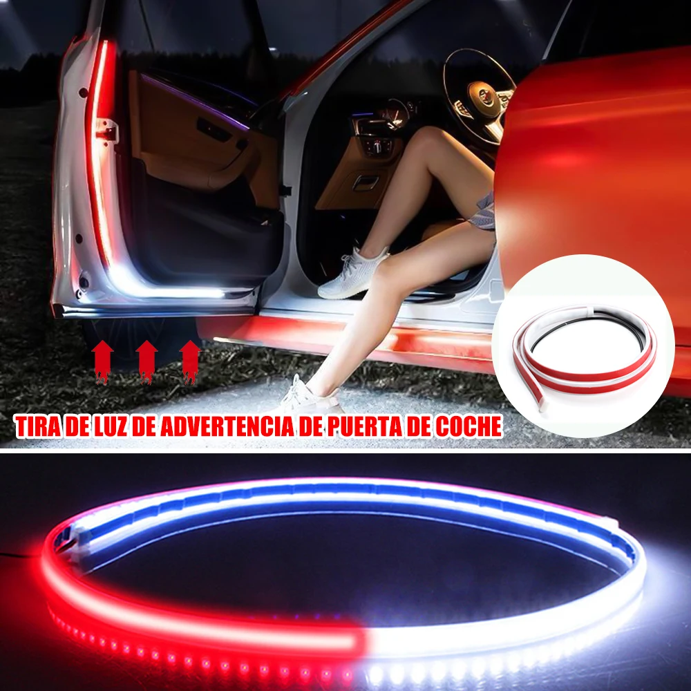 Luz de tira flexible LED de coche Abrir puerta de coche Flash de