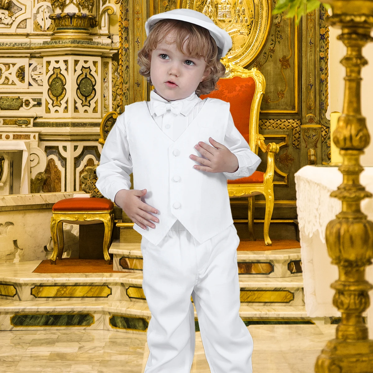 Christening Outfit for a Boy Baptism Formal Suit Toddler Gentleman