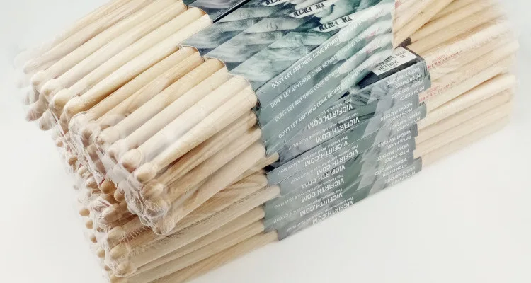 Ein Set mit 2 5A Walnuss-Drumsticks, perfekt für Jazz-Drummierer. Professionelle Qualität, es trifft auf die täglichen Praxis braucht Anfänger – Detail 13