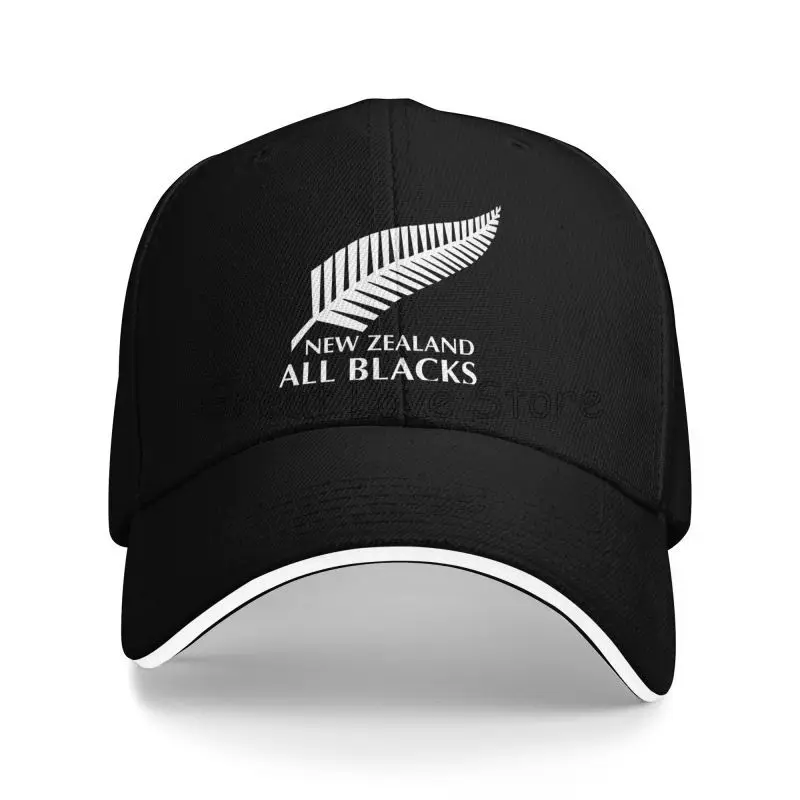 New Zealand All Blacks Print Sandwich Baseball Cap Men Hip Hop Bucket Hat Summe…