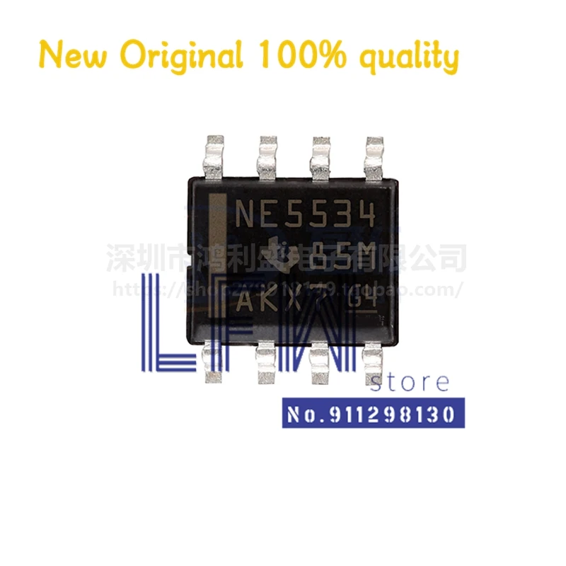 

10pcs/lot NE5534DR NE5534D NE5534 SOP8 Chipset 100% New&Original In Stock
