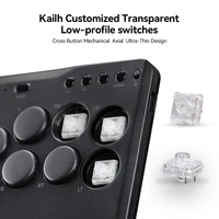 Haute42 Cosmox Mini Arcade Joystick Hitbox Controller Keyboard Leverless Hitbox Fightstick For Ps4 /PS5/Switch Arcade Stick PC - Image 3