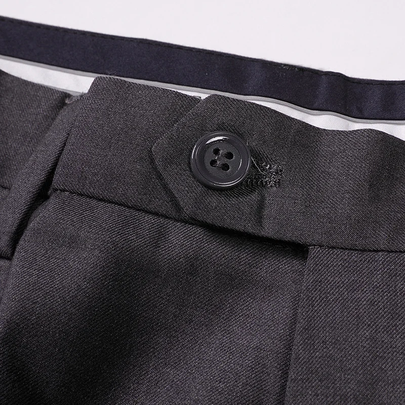 Top Grade New Brand Fashion Straight Suit Pant Office Trousers For Men Dress Pants Relax Fit Business Trousers Men's Clothing 6