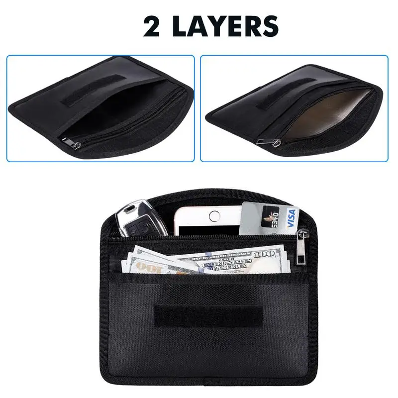 Boite Anti Feu Lot De 3 Sacs Anti-feu Et étanches - Protection Documents, Passeports, Argent, Fermeture Zip Pochette Anti Feu