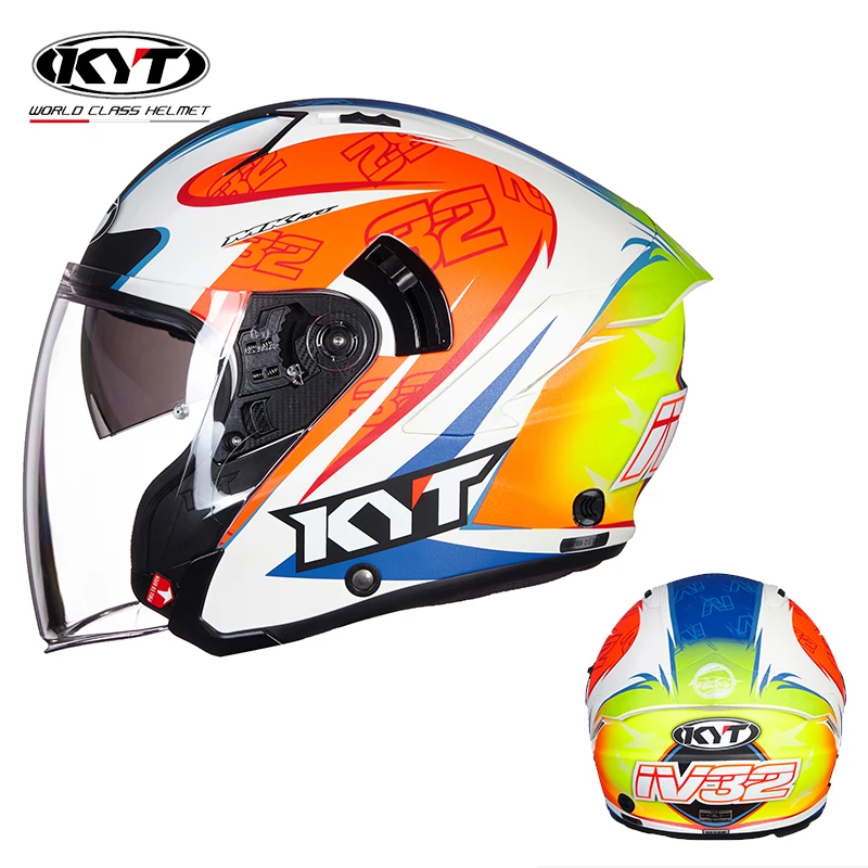 KYT Motorcycle Helmet Jet Vintage 