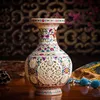 Jingdezhen Ceramic Hollow Design Vase Antique Decor Vase Creative Home Living Room Decoration Handicrafts Decor Ornament ZF246 1