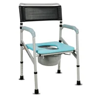Factory cheapest hospital adult elderly disabled foldable portable toilet commode shower chair 2