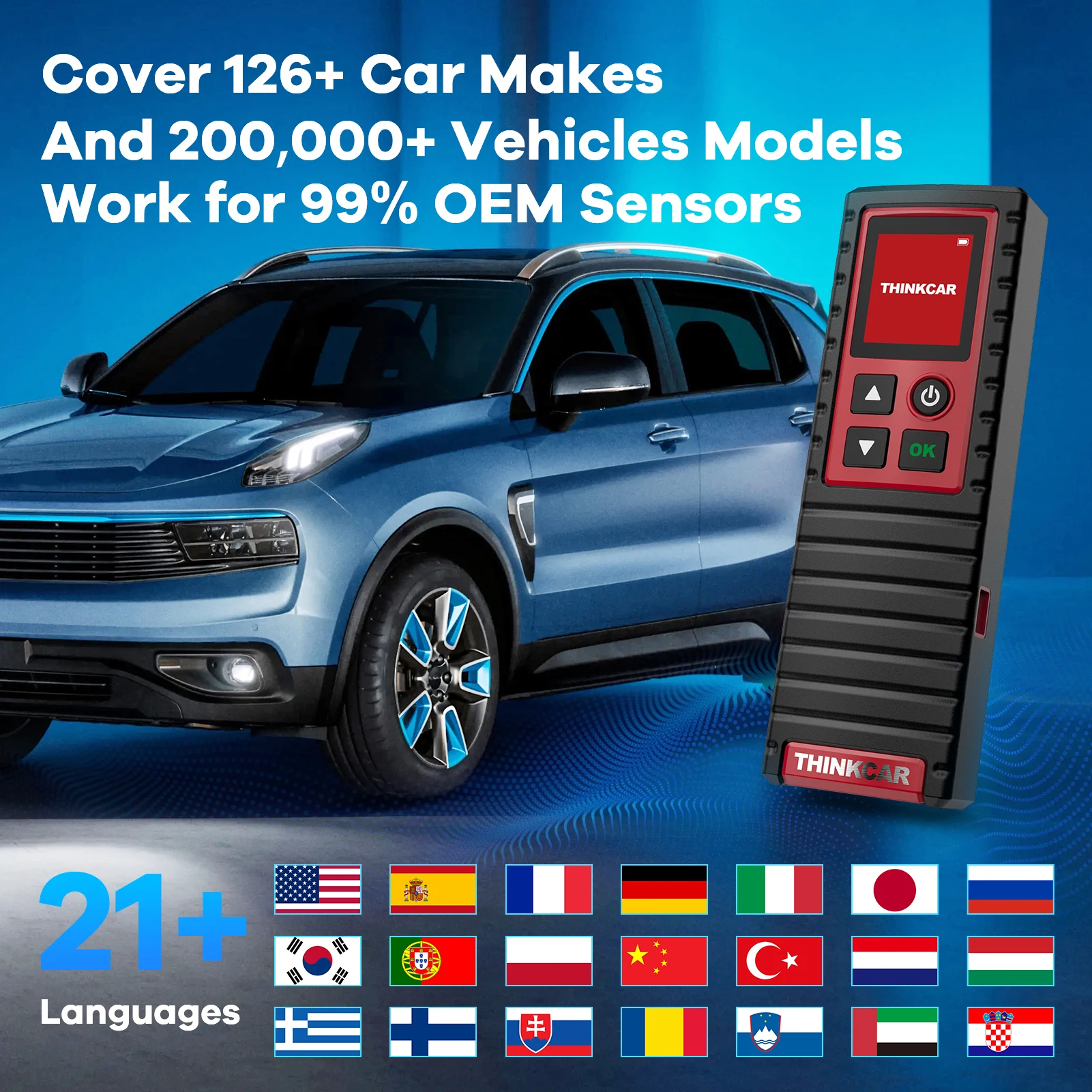 THINKCAR THINKTPMS G2 TPMS ڵ Ÿ̾ з   ڵ TPMS  Ȱ α׷ н ˻ ڵ ׼