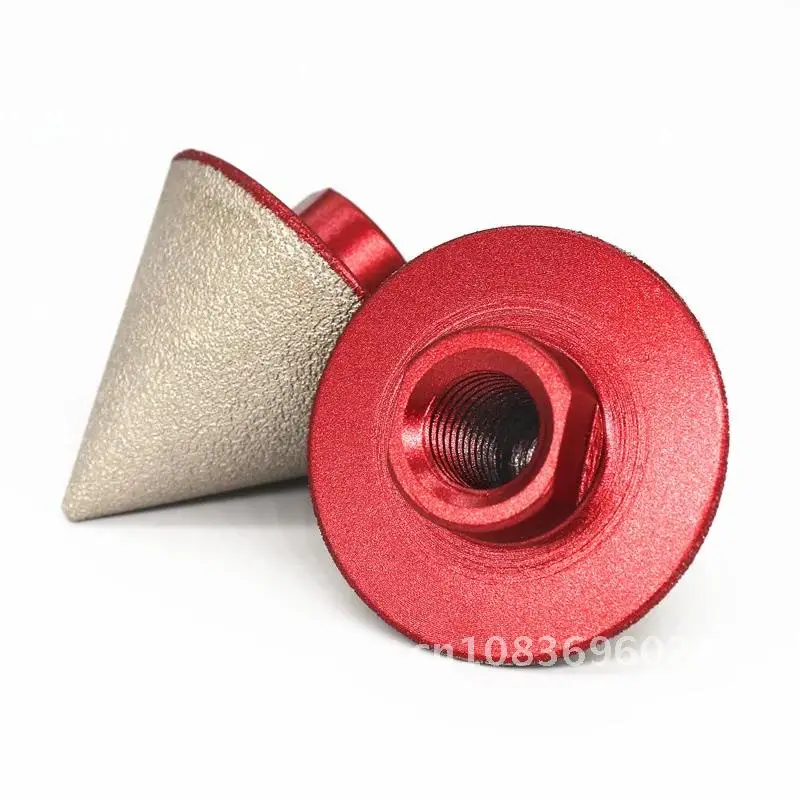 

Stock Diamond Chamfer Finger Bit With 5/8-11 Or M14 Or M10 Thread Punch Tool For Tile Stone Ceramic Trimming Chamfering Bits