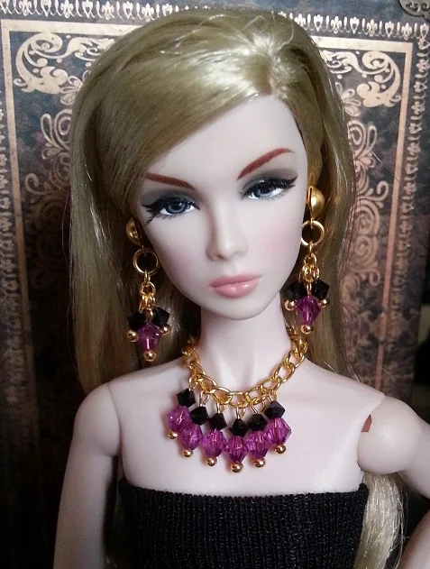 1/6 Doll Accessories Simulation jewelry Earring Necklace Bracelet For  Barbie Doll for FR kissmela PP doll Toys no doll