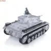 1/16 2.4G Heng Long 7.0 Panzer III H RC FPV Tank 3849 360° Turret Gearbox Metal Barrel Smoke Unit BB Pellets Army Toys TH17371 3