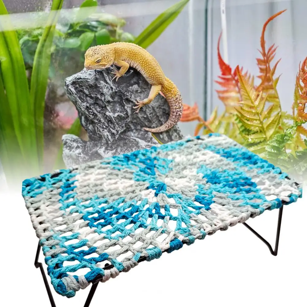 

Guinea Pig Hamster Bed for Hand-woven Lizard Bed Hammock Stable Support for Pet Supplies Swing Toys for Hamsters for Habitat