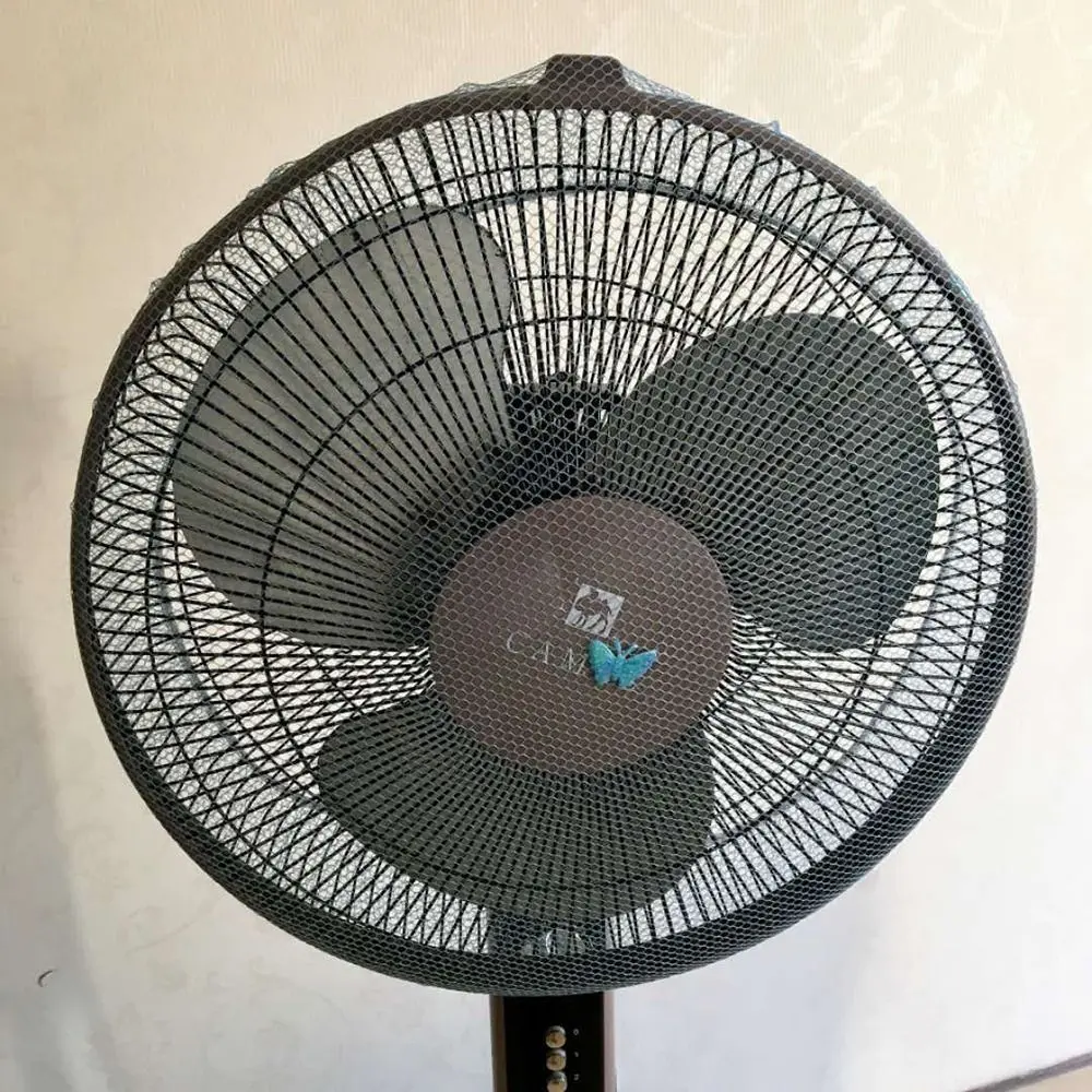 Electric Fan Protective Cover Safety Dust Cover Summer Round Fan Mesh Net Dia 38cm for Baby Kids Finger Protector Guards fan cover