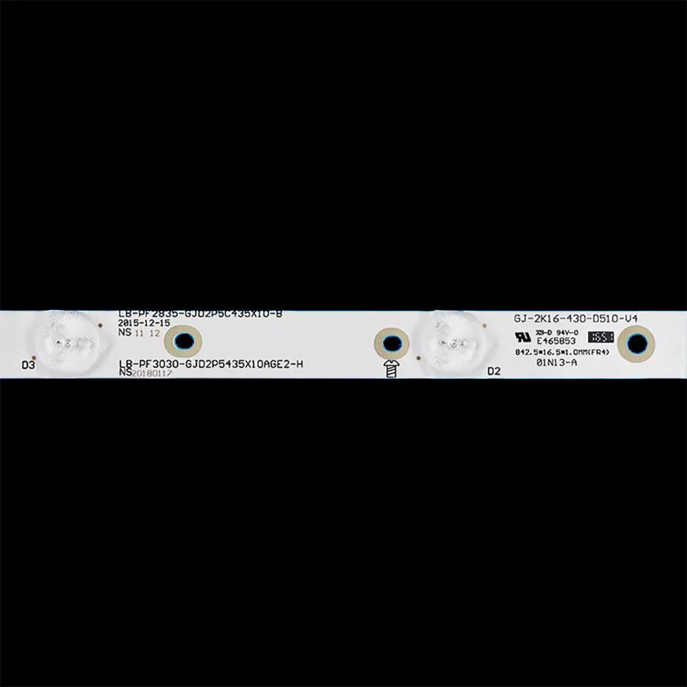 Tira de Luz de Fundo Led para Lb43015 Lb43101 L42f220b L42p60bd L42f3250b Lvf420aubk 43lh500t 43pft4131 43pfs5301 43puf6061 43puf6701 - Imagem 4