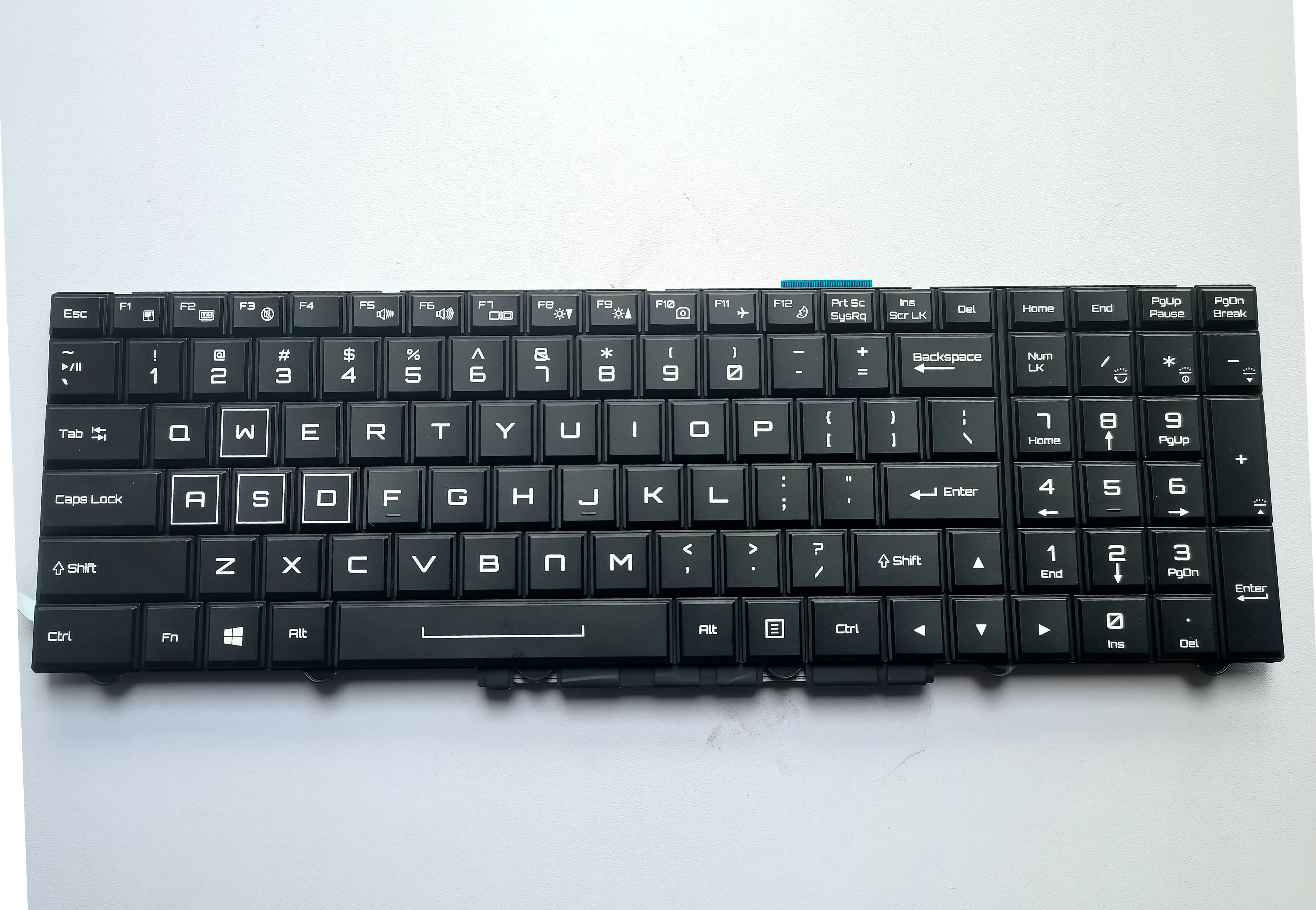 Teclado Retroiluminado Novo dos Eua do Portátil para Clevo P750zm P770zm P771zm P870 P751dm P870dm V149550as1 680-p75000133 690-p7501-013-3