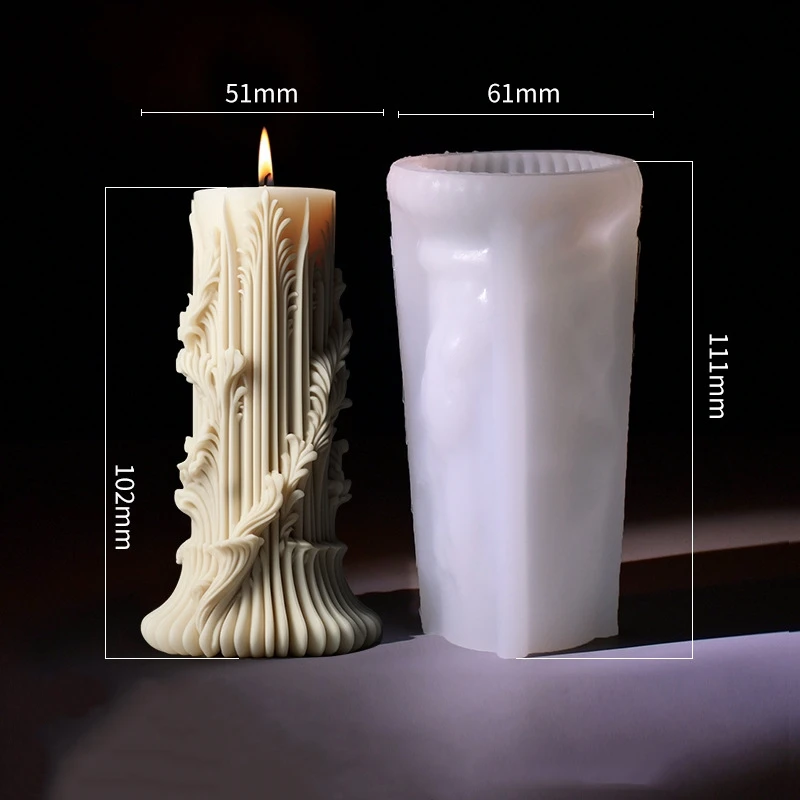 European Cylindrical Aromatherapy Candle Silicone Mold Diy Minimalist Column Gift Expansion Stone Grinding Tool Customization aromatherapy candle mold,silicone mold,silicone candle molds,silicone candle mold,cylindrical candle mold,candle mold