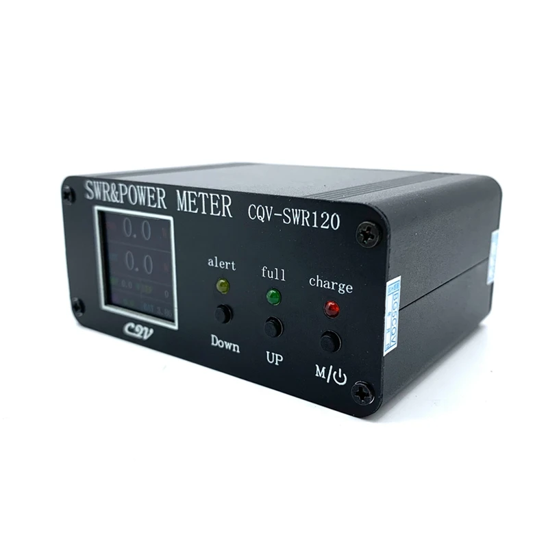 

CQV-SWR120 120W Digital Power Standing Wave Meter 240 X 240 Full Color HD Display SWR Meter