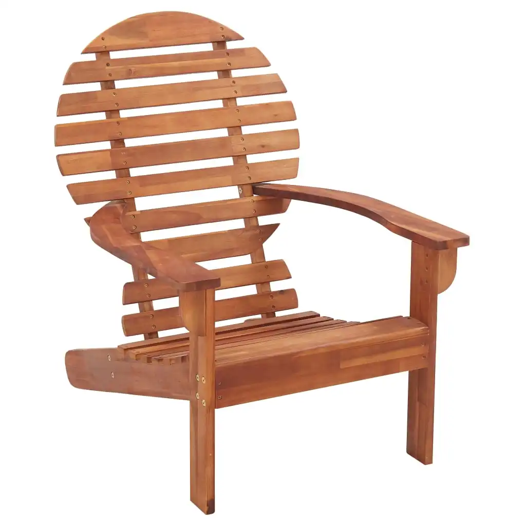 Patio Outdoor Chairs Deck Outside Porch Furniture Set Balcony Decor Solid Acacia Wood