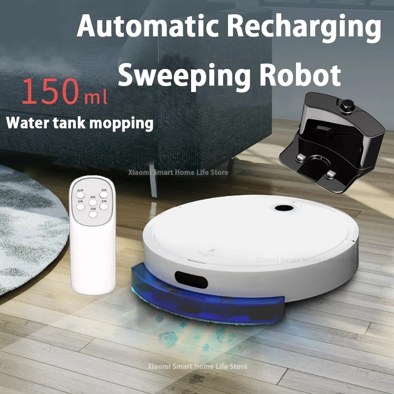 2024 NEW ZM005B 2000PA Remote Control Super Quiet Sweeping Robot 5 In 1 Automatic Recharge Cleaning