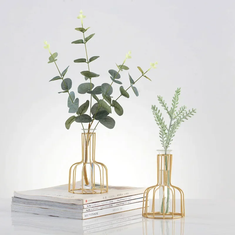 

Home Creative Aquatic Vase Flower Arranger Living Room Wine Cabinet Decorative Ornaments Green Plants Green Pineapple Small Vase