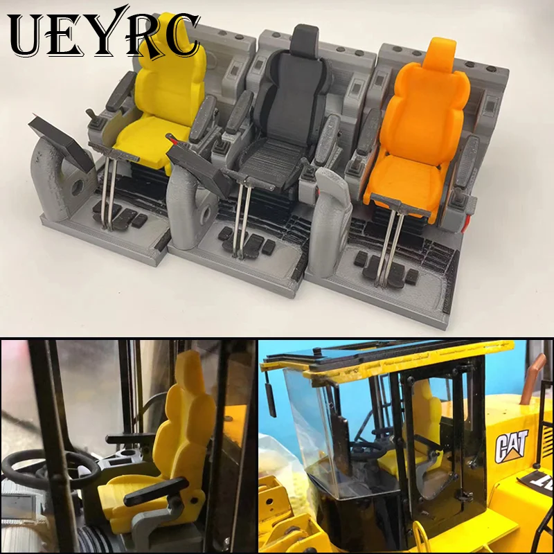 Sedile Di Simulazione Interna Modello Escavatore Idraulico Per Scala 1:12 1:14 Liebherr Carter 336 Volvo Kabolite K350 Jdm Giocattolo Fai Da Te