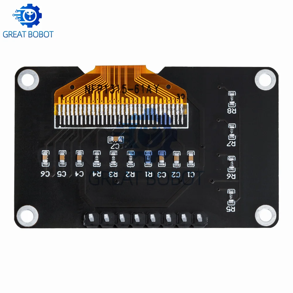OLED display module 1~2pcs 0.96 inch OLED IIC 12864 with 4x4 key I2C SSD1315 LCD screen for Arduino