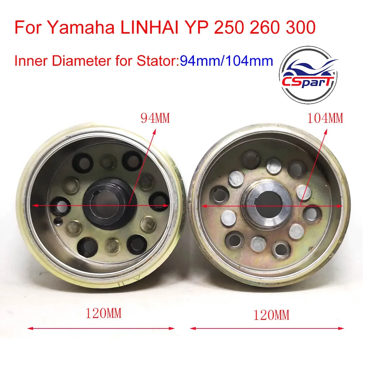 Kit Transmission 132 Mm 18T Pour ATV Linhai, Buyang, JCL, Znen - Roue Motrice Remplacement