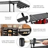 9-Tier Large Tall Shoe Rack with Covers 40-46 Pairs, Sneaker Rack Organizer Shoes Cabinet Closed Shelves Shoe Stand Holder 6