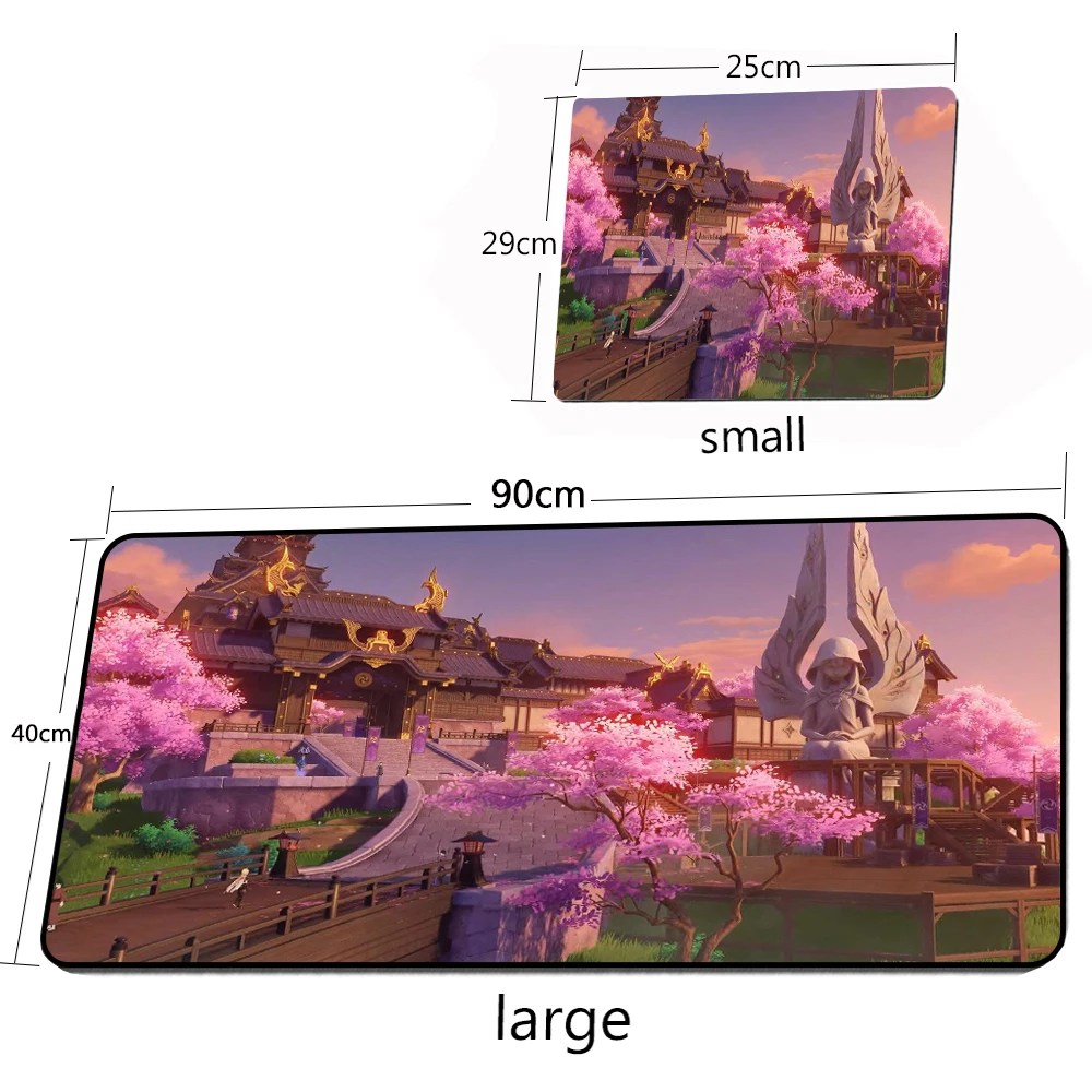 

Sakura Genshin Mouse Pad Support Generation Laptop Gaming PC Gaming Accessories Gaming Keyboard Mat Gaming Table MousePad