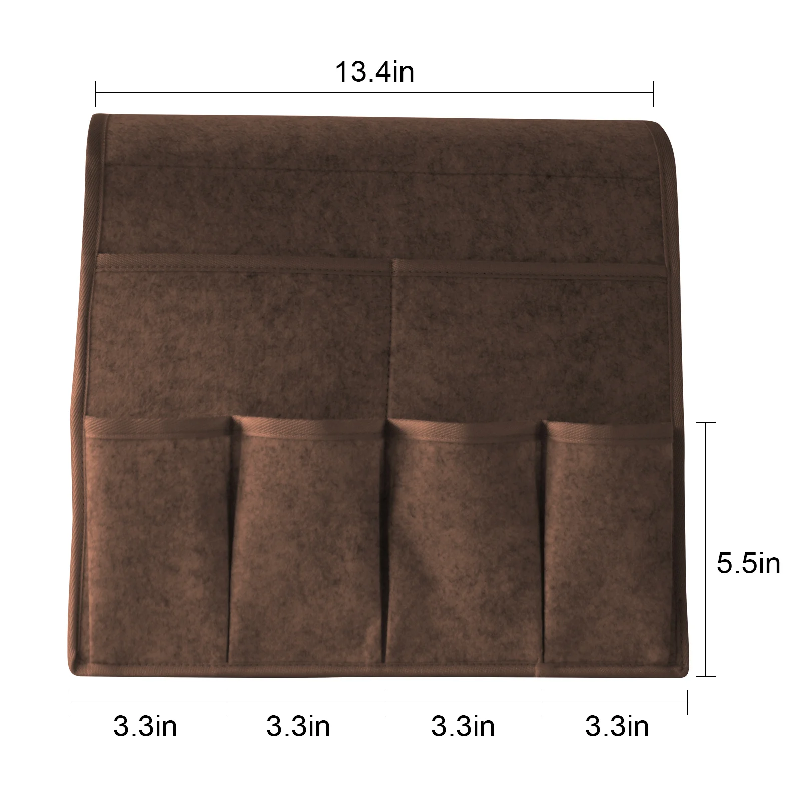 Organizer for bracciolo del divano, borsa portaoggetti for poltrona, supporto for telecomando in pelle antiscivolo for divano poltrona reclinabile comodino con 5 tasche for riviste, telecomando TV, te