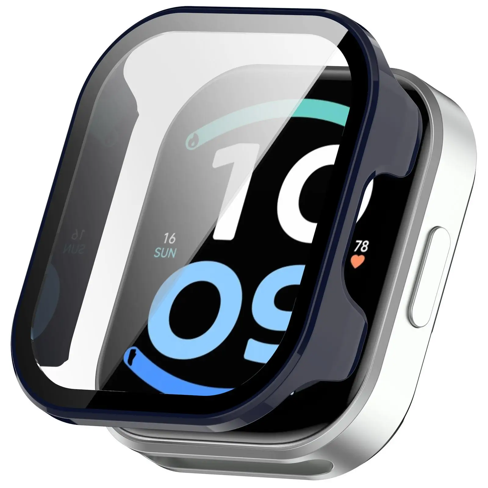 Premium Tempered Glass & PC Protective Watch Case - Hard Screen Protector