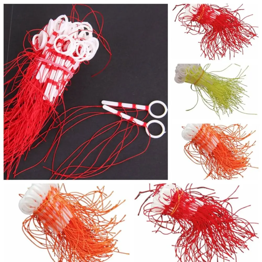 50pcs Cotton Thread Bobber Looper Stop Knots Cord String Rope Buoy Fishing Float Accessories Tool for Rock
